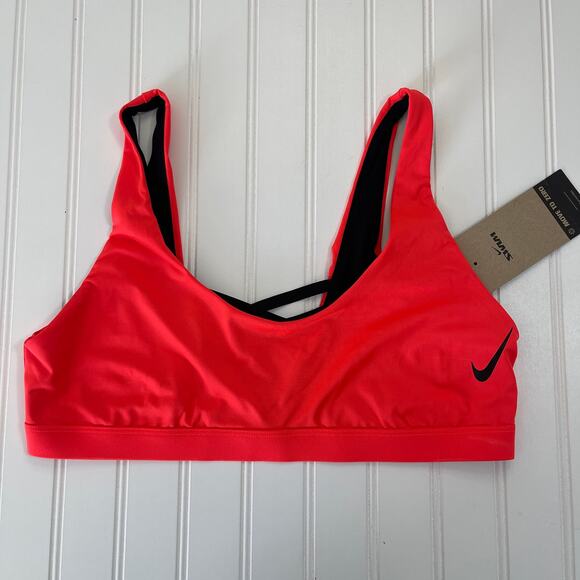 NWT Nike Sneakerkini Reversible Bikini Swim Top Beach Pool Size Womens Large - Picture 1 of 4